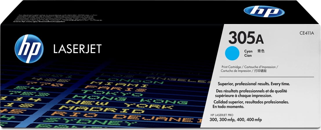 Toner HP 305A CE411A, rendiment 2600 faqe, cyan
