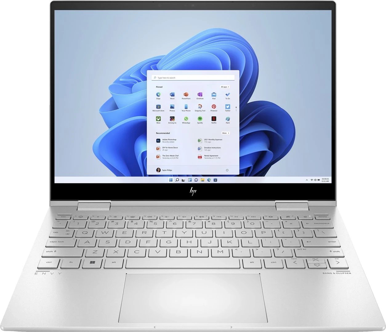 Laptop Hibrid HP ENVY x360 13-bf0006nw, Intel® Core™ i5, 16 GB RAM, 512 GB SSD, Argjendtë