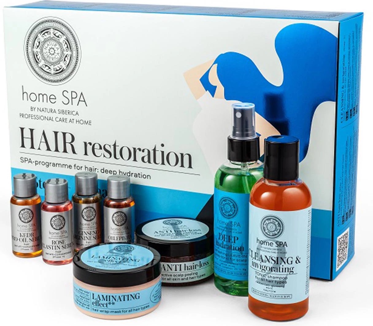 Set për trajtim të flokëve Natura Siberica Home Spa unisex 1 copë