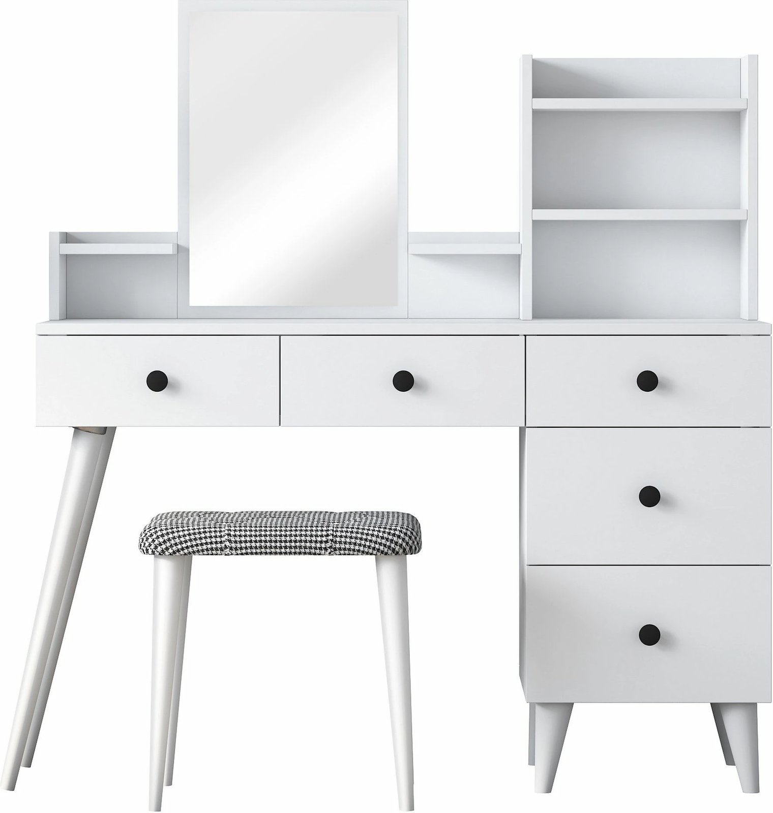 Tavolinë grimi Hanah Home, BJ101 - 2294, e bardhë