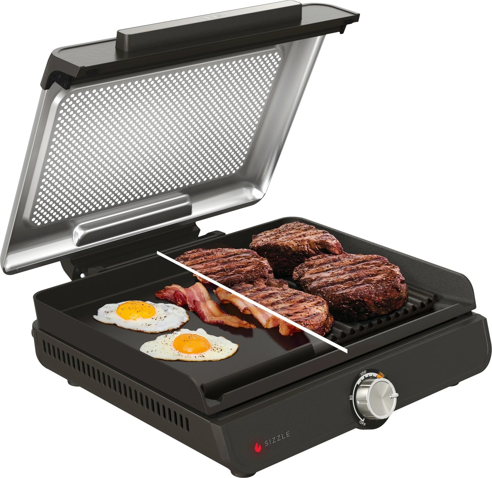 Grill Ninja GR101EU, Alumini, Çelik inox, i zi Grill Ninja GR101EU, Alumini, Çelik inox, i zi