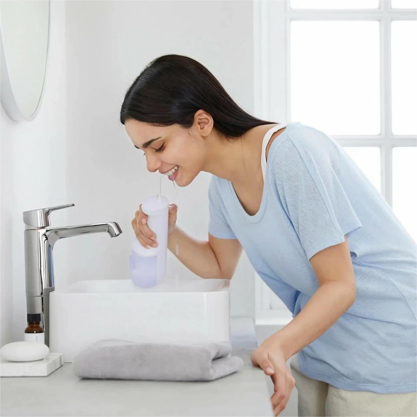 Irrigator dhëmbësh Panasonic EW-DJ27-V3034, 200ml, 5 nivele, vjollcë