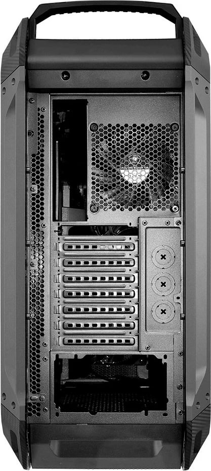 Kasë Cougar Panzer Max midi tower, e zezë