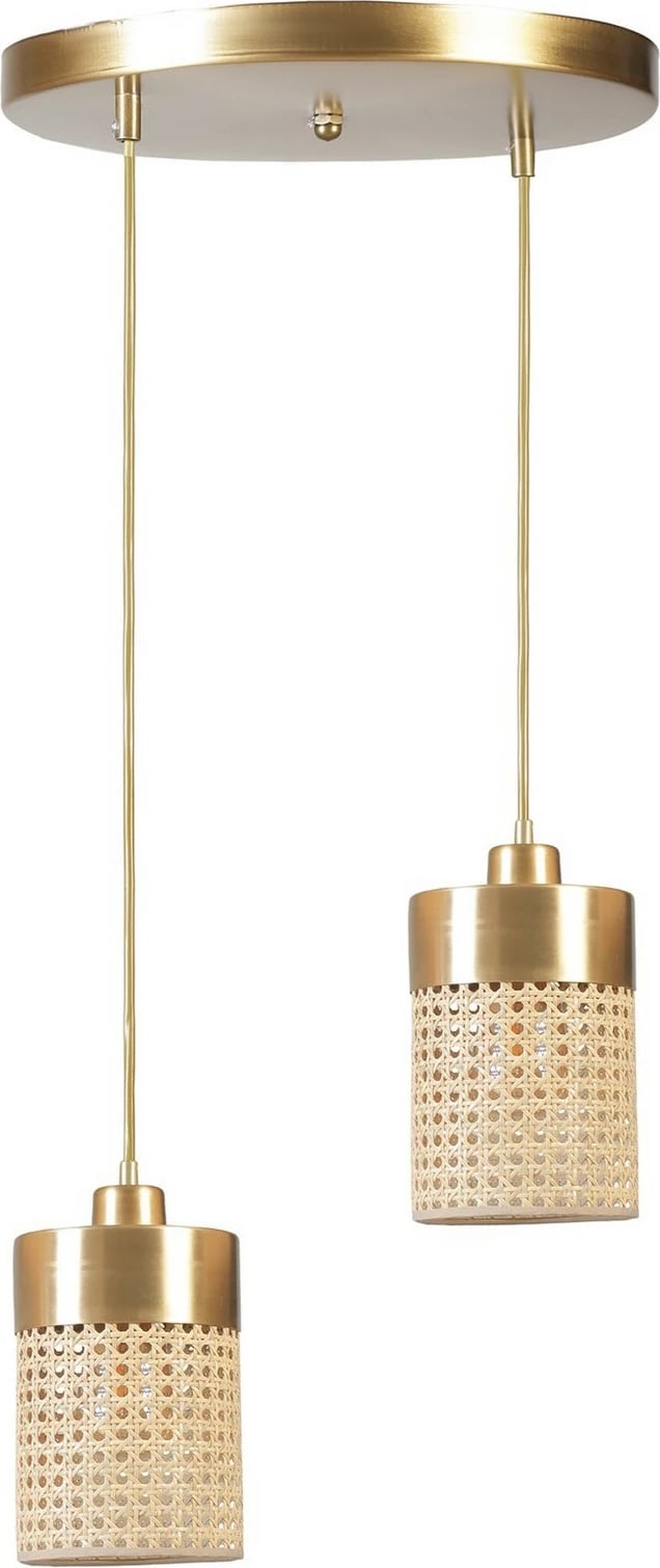 Llambë tavani Opviq Zeus 2, ratan dhe ar, e varur