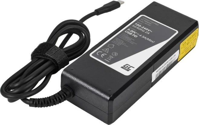 Adapter energjie USB-C Green Cell AD139P, 90W, Power Delivery, i zi