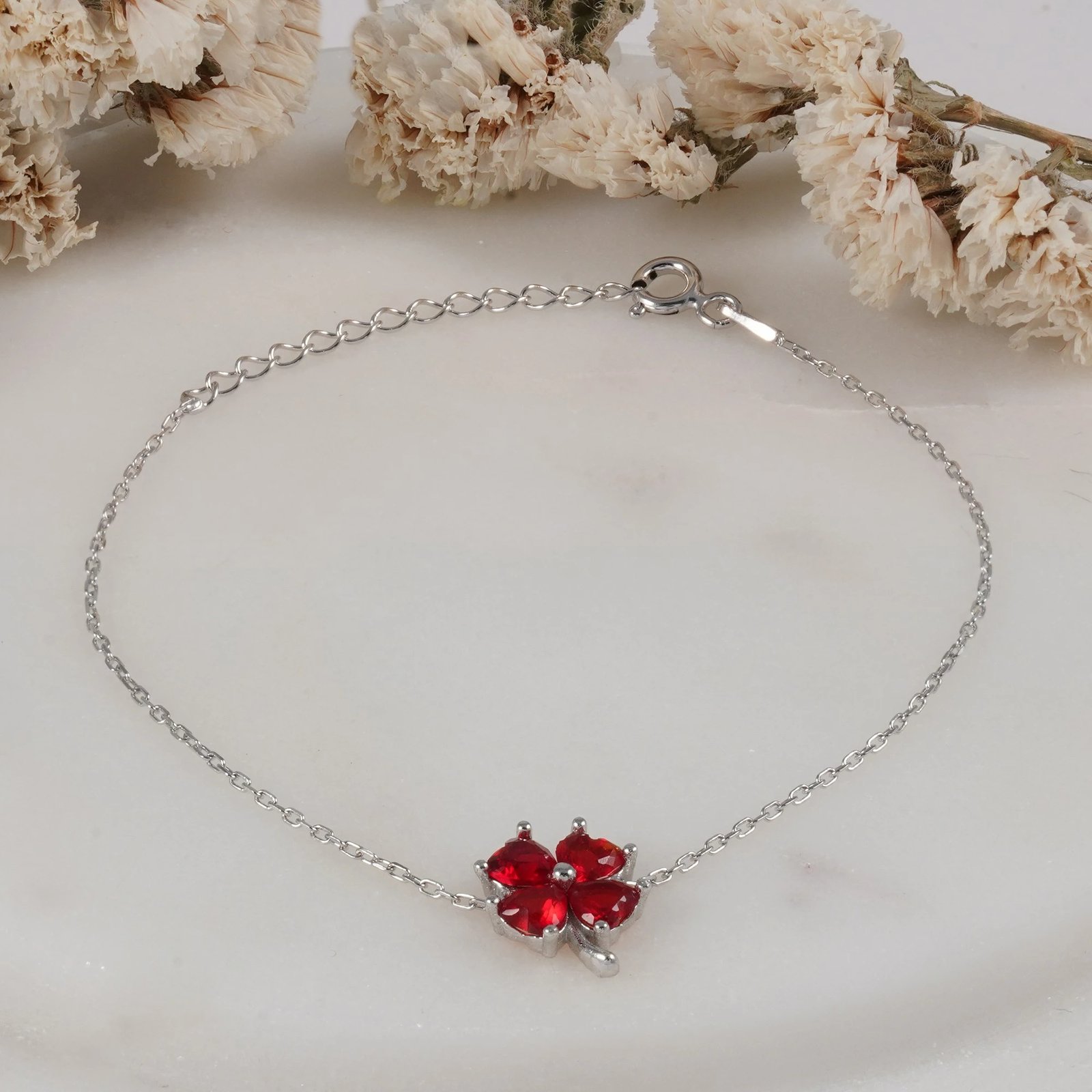 Byzylyk argjendi, ngjyrë e argjendtë me të kuqe, Jumeon, 10091LAL