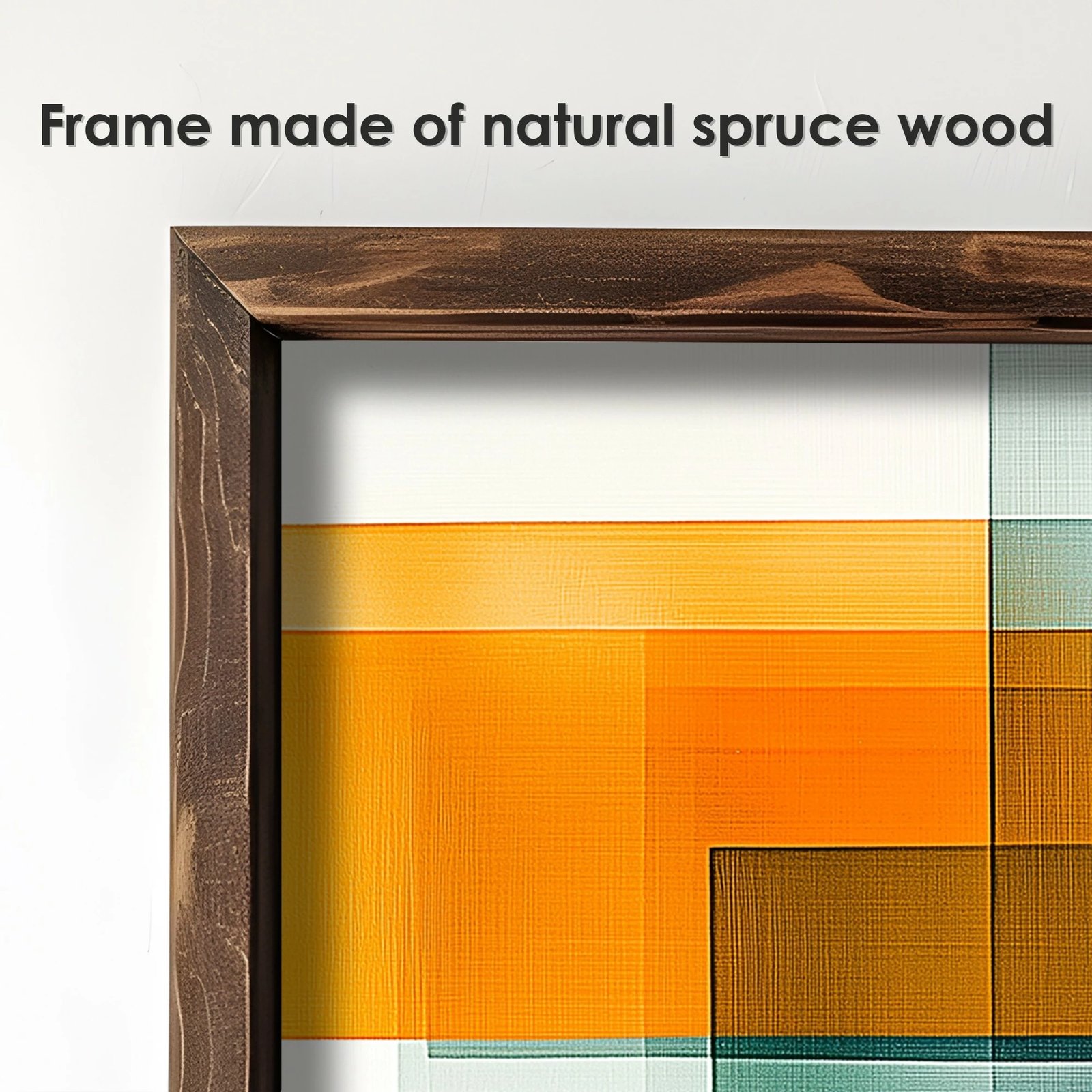 Pikturë dekorative me kornizë, MDF, Wallity, EMR033, shumëngjyrëshe