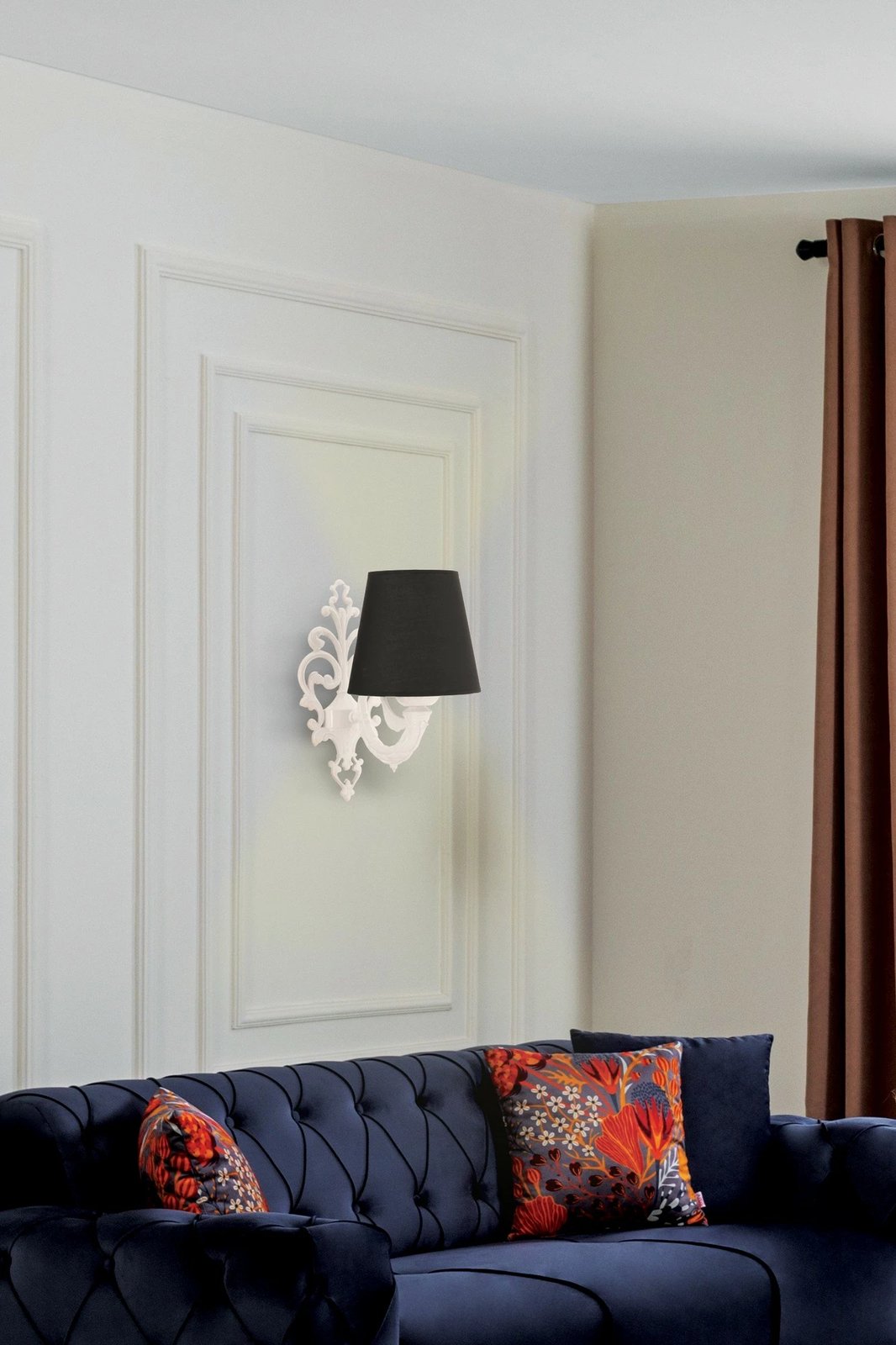 Llambë muri Opviq, Lily, korale e zezë-bardhë