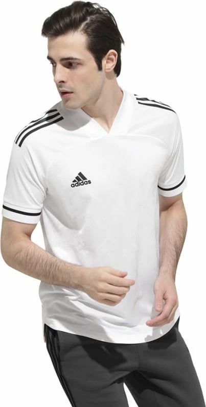 Maicë adidas për meshkuj, e bardhë