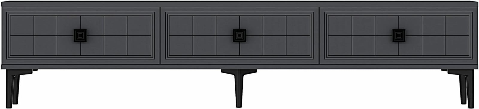 Komodë TV Skye Decor, ngjyrë antracit, 180 cm