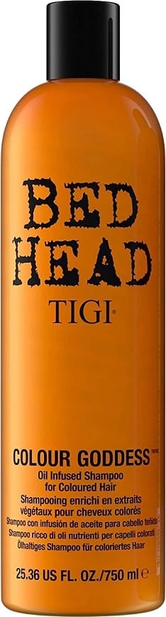 Shampon për femra Tigi Bed Head Colour Goddess Oil Infused për brunetka 750ml