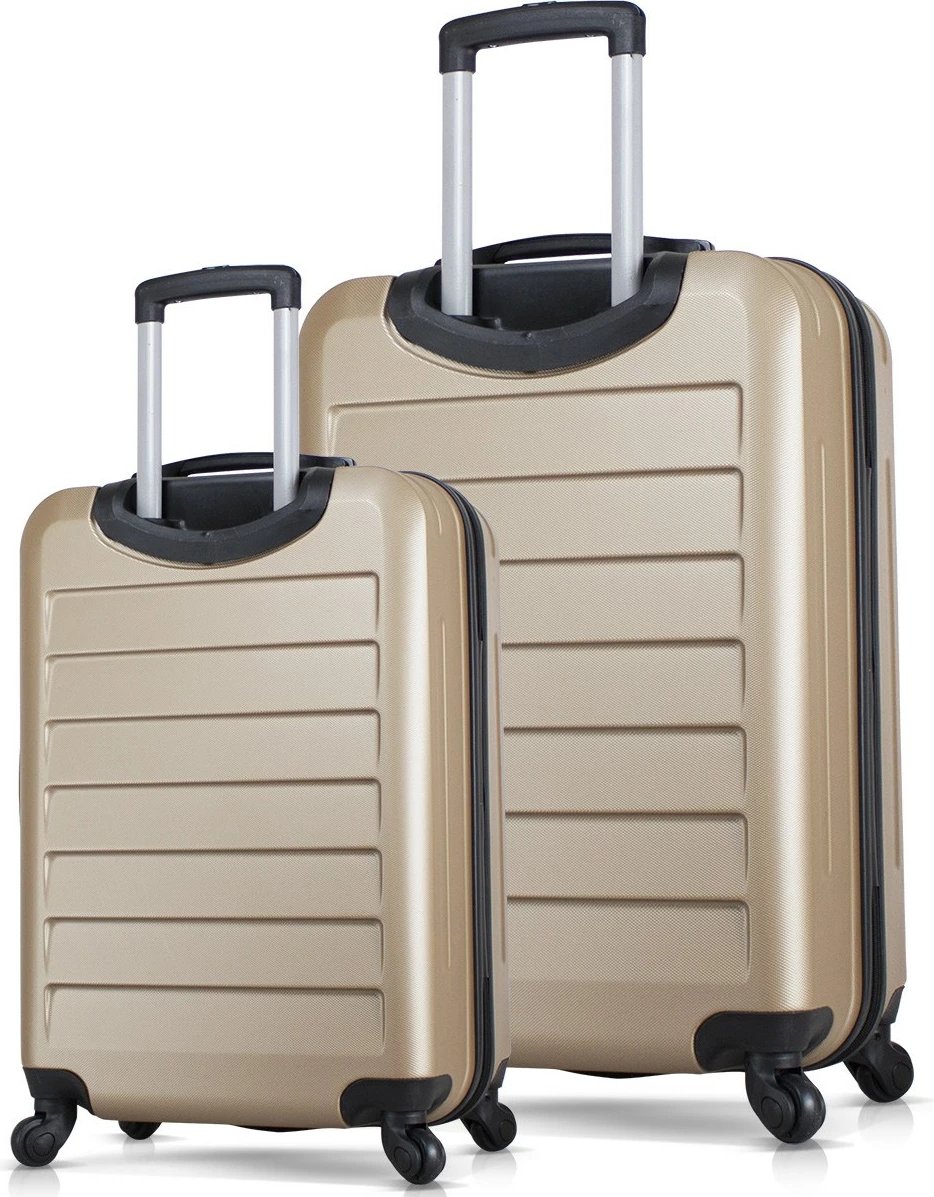 Set valixhesh (2 copë), ngjyrë ari, Zoozie Bags, 6448