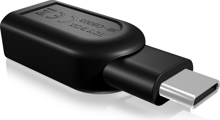 Adapter USB-C në USB-A ICY BOX IB-CB003, 5 Gbit/s, i zi