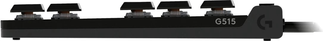 Tastierë gaming Logitech G515 TKL, mekanike, RGB, QWERTZ, e zezë