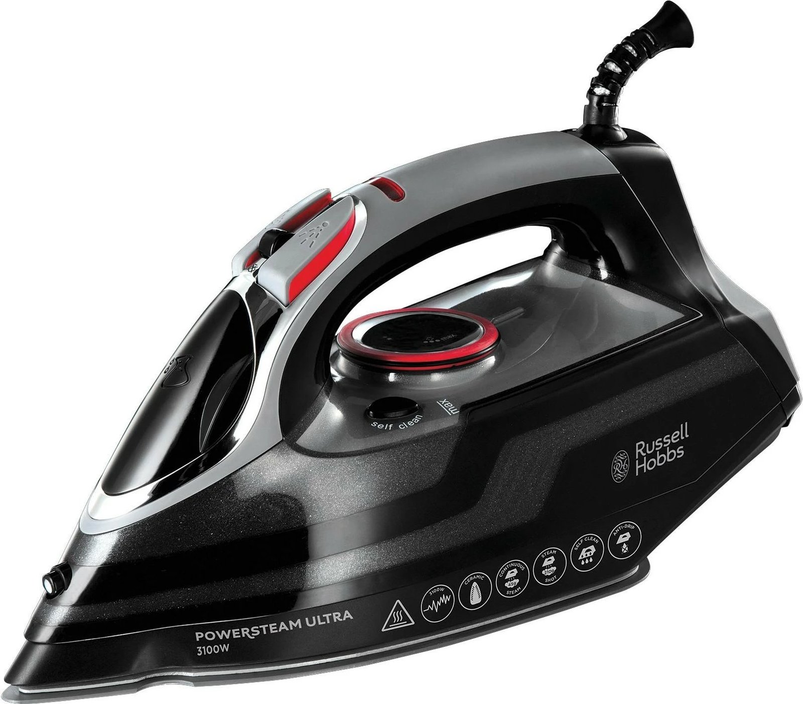 Hekur Russell Hobbs Power Steam Ultra 20630-56, 3100W, 0.35L, i zi, gri