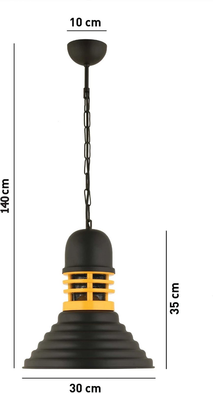 Llambë tavani Opviq, RT-33, ngjyrë e zezë