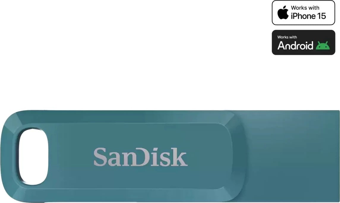 USB stick Sandisk Ultra Dual Drive Go 512GB, USB Type-C, turquoise