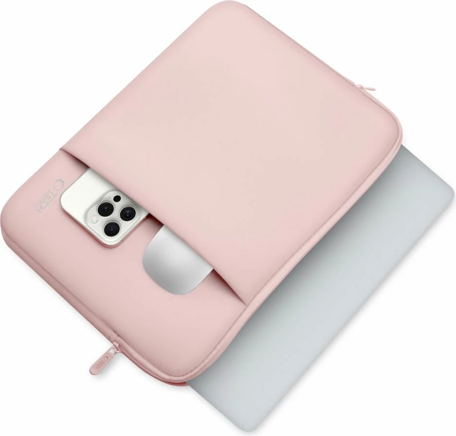 Mbështjellës laptopi Tech-Protect Neoprene 14", rozë