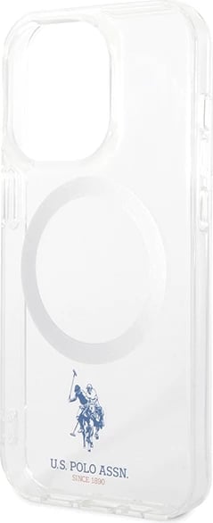 Mbështjellës U.S. Polo Assn. USHMP15LUCIT për iPhone 15 Pro 6.1", MagSafe, Transparent Mbështjellës U.S. Polo Assn. USHMP15LUCIT për iPhone 15 Pro 6.1", MagSafe, Transparent