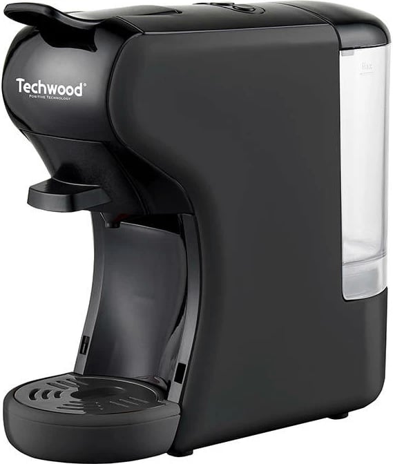 Aparat kapsulash për kafe Techwood TCA-196N, 600 ml, 19 bar, i zi