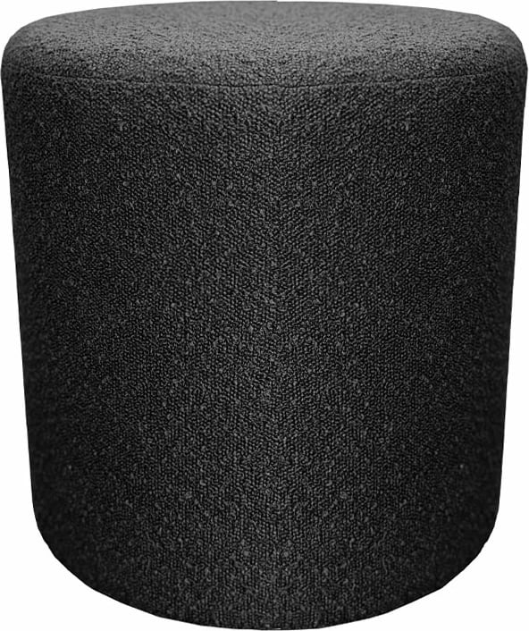 Tabure TUBE, ngjyrë e zezë, 38x38x40 cm