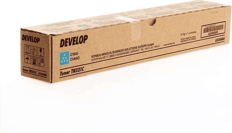 Toner, Develop TN-321C A33K4D0 rendiment 25,000 faqe, standard, cian
