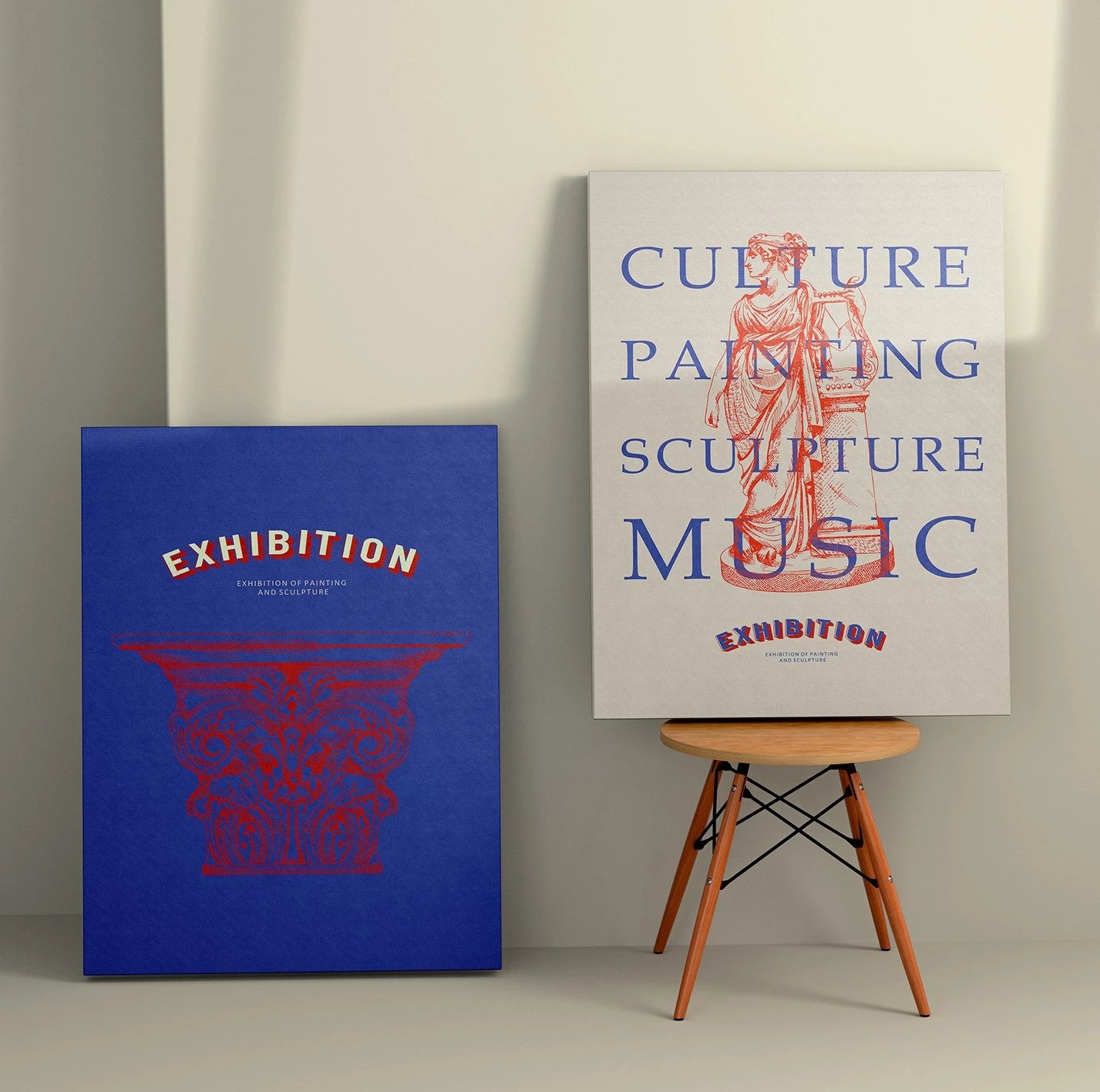 Pikturë dekorative në kanavacë (2 copë), Wallity, 2KNV4308, 70x100cm