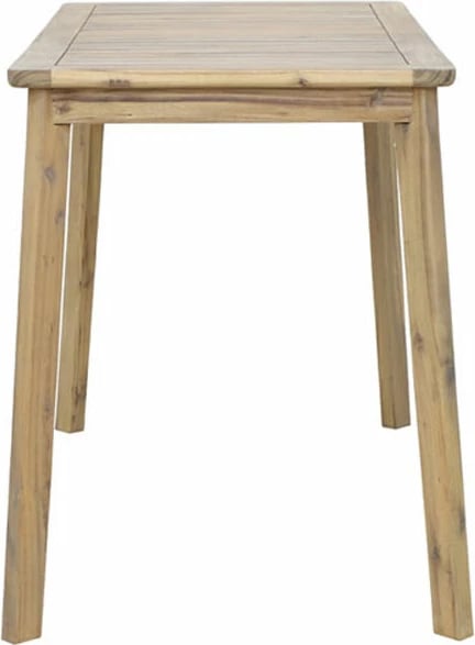 Tavolinë bar Toujour, ngjyrë natyrale, 131.5x70x90