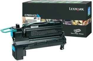 Toner Lexmark C792X1CG kapacitet shumë i lartë cyan