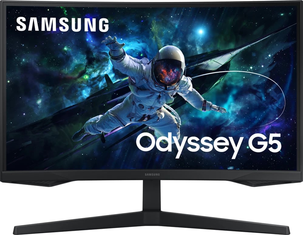 Monitor, Samsung, Odyssey G5 S27CG554EU / LS27CG554EUXEN, 27 inch, i lakuar, i zi