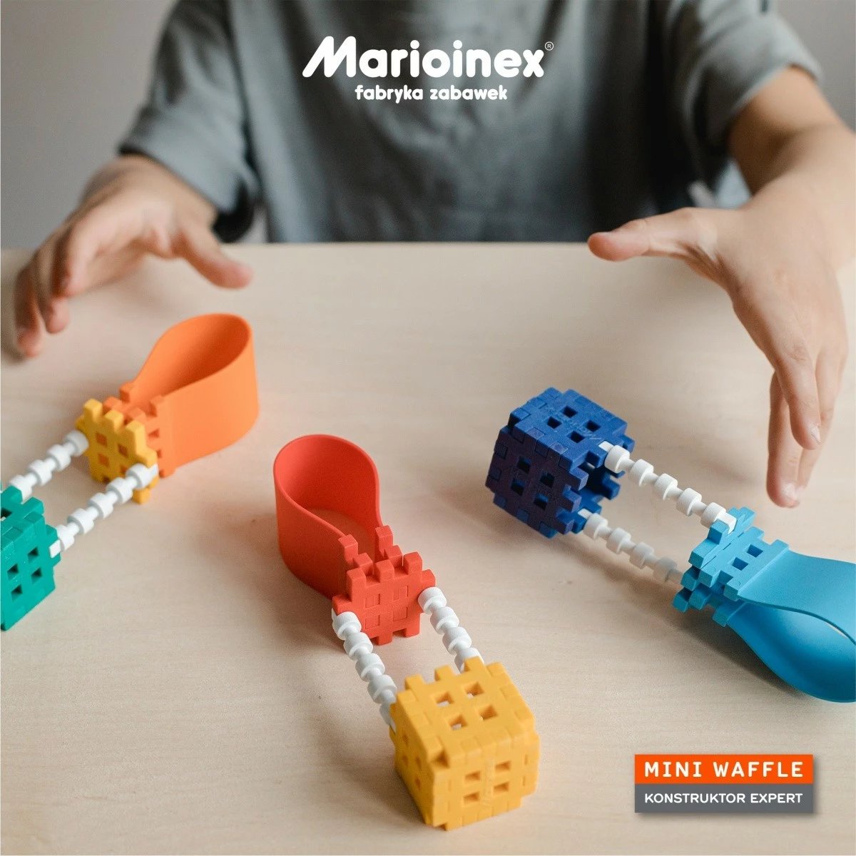 Set ndërtimi Marioinex Mini Waffle Constructor Expert, 501 pjesë, plastikë, për fëmijë