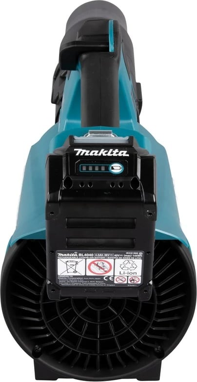 Fshesë me erë pa kabllo Makita UB001GZ, 40 V, Lithium-Ion, Kaltër