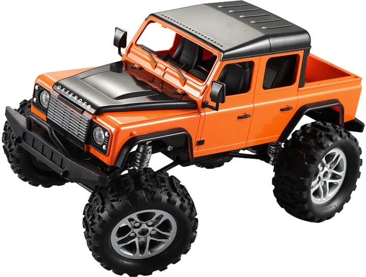 Makine me telekomandë Double Eagle Land Rover Defender E332-003, 1:14, portokalli