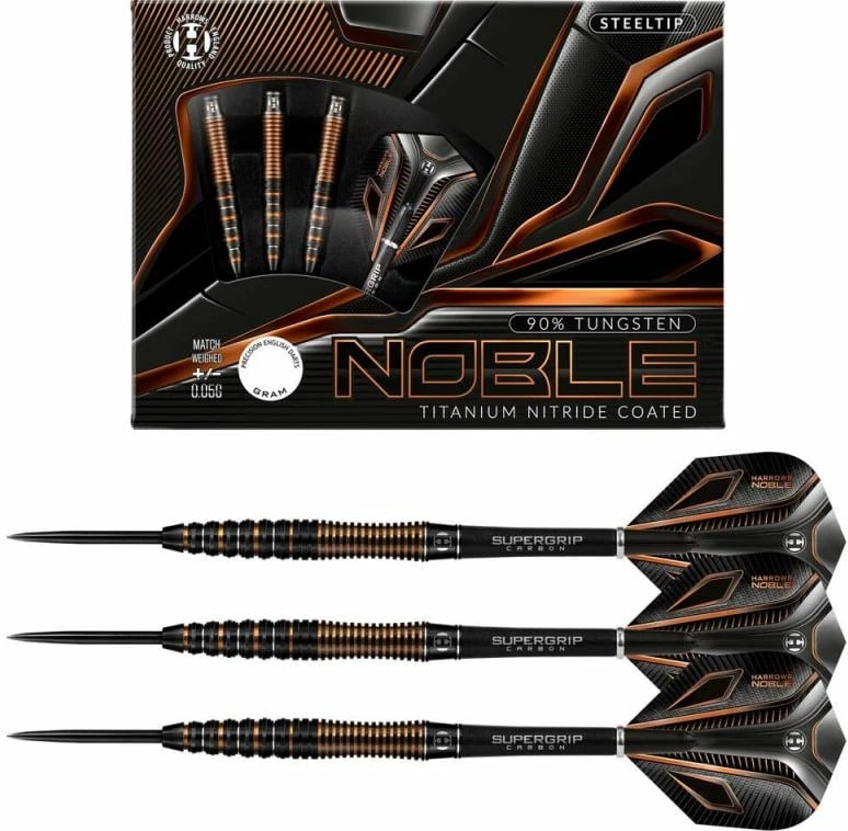 Shigjeta darts Harrows, unisex, të zeza
