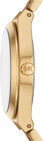 Orë dore MICHAEL KORS LENNOX për femra, e artë me të kaltër