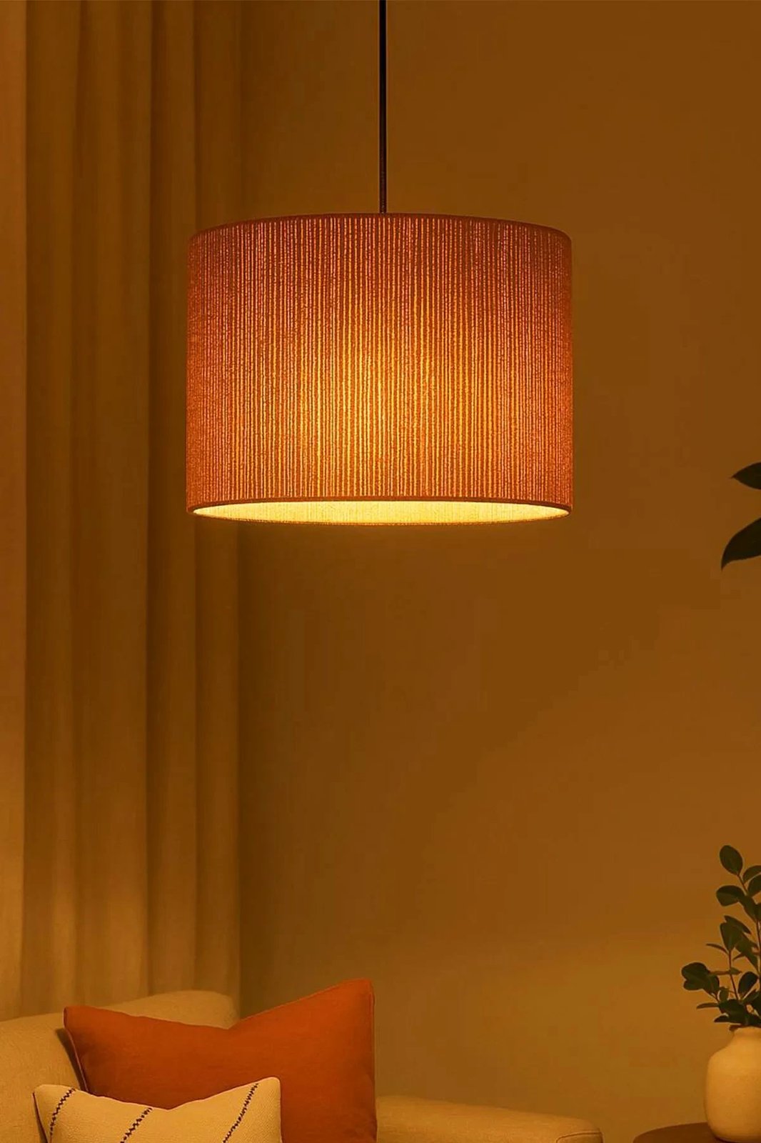 Llambë tavani Opviq, BK082, trup metalik, kapak rafie, ngjyrë ecru