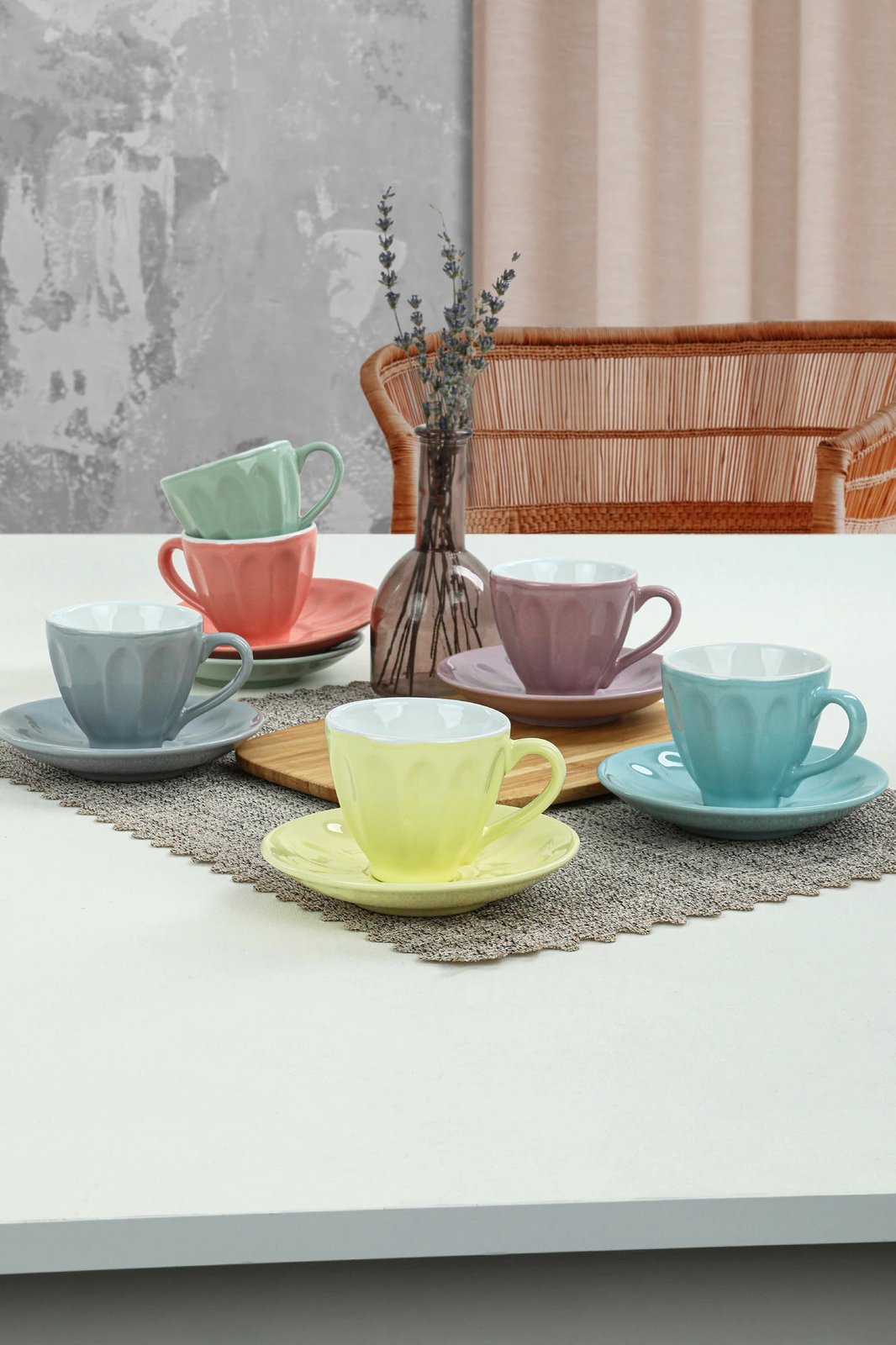Set filxhanash çaji, 12 copë, Hermia Concept, TC043212F3X1A000000MATT300