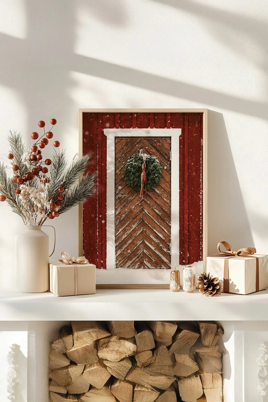 Pikturë dekorative me kornizë Wallity, Nwyearsngmdl92, shumëngjyrëshe