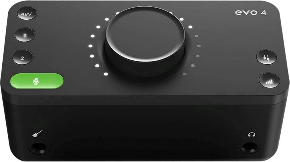 Kit regjistrimi Audient EVO Start, mikrofon studio dhe kufje, i zi