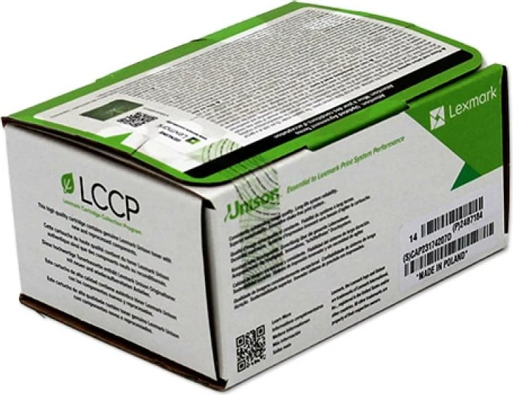 Toner Lexmark 24B7184, origjinal, rendiment 5.5k–8.8k faqe, e verdhë