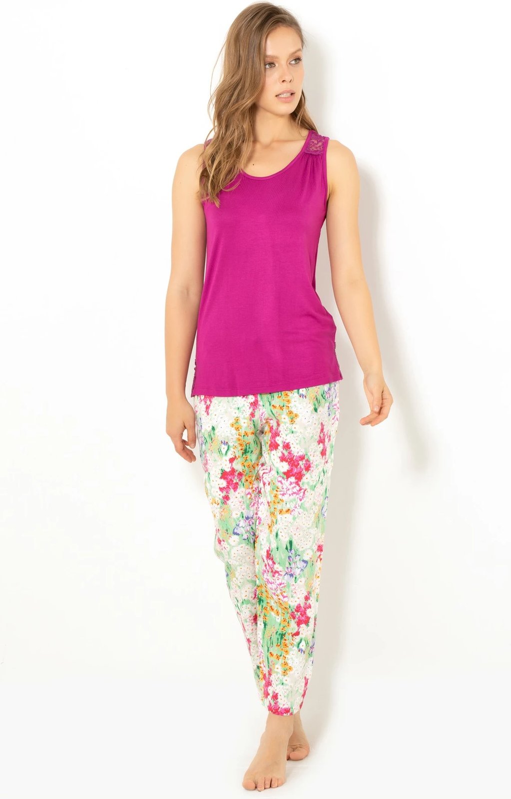 Set pizhamash për gra, Jumeon, magenta, 002-000230