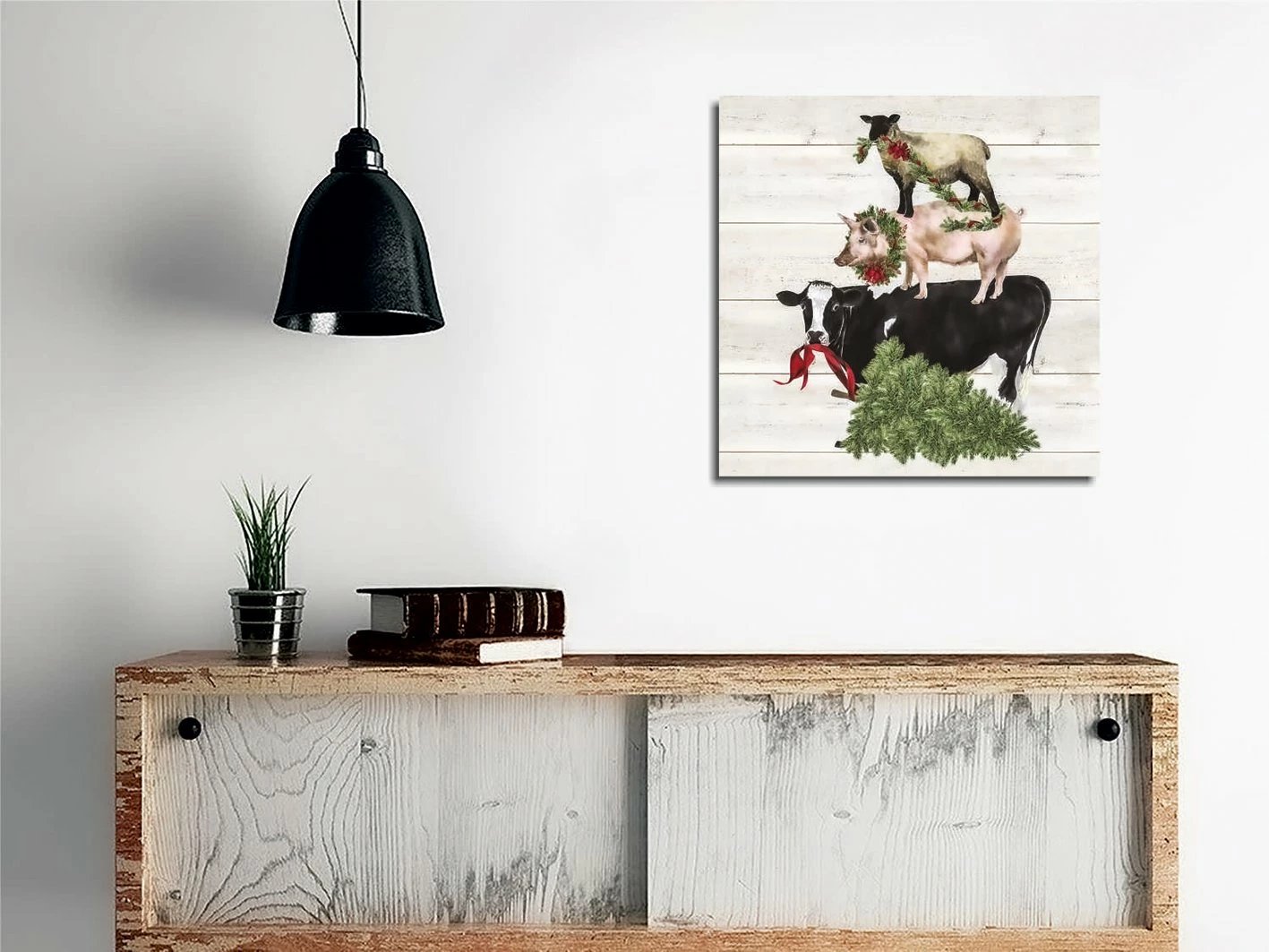 Pikturë dekorative në kanavacë, shumëngjyrëshe, Wallity, KC450, 45x45cm