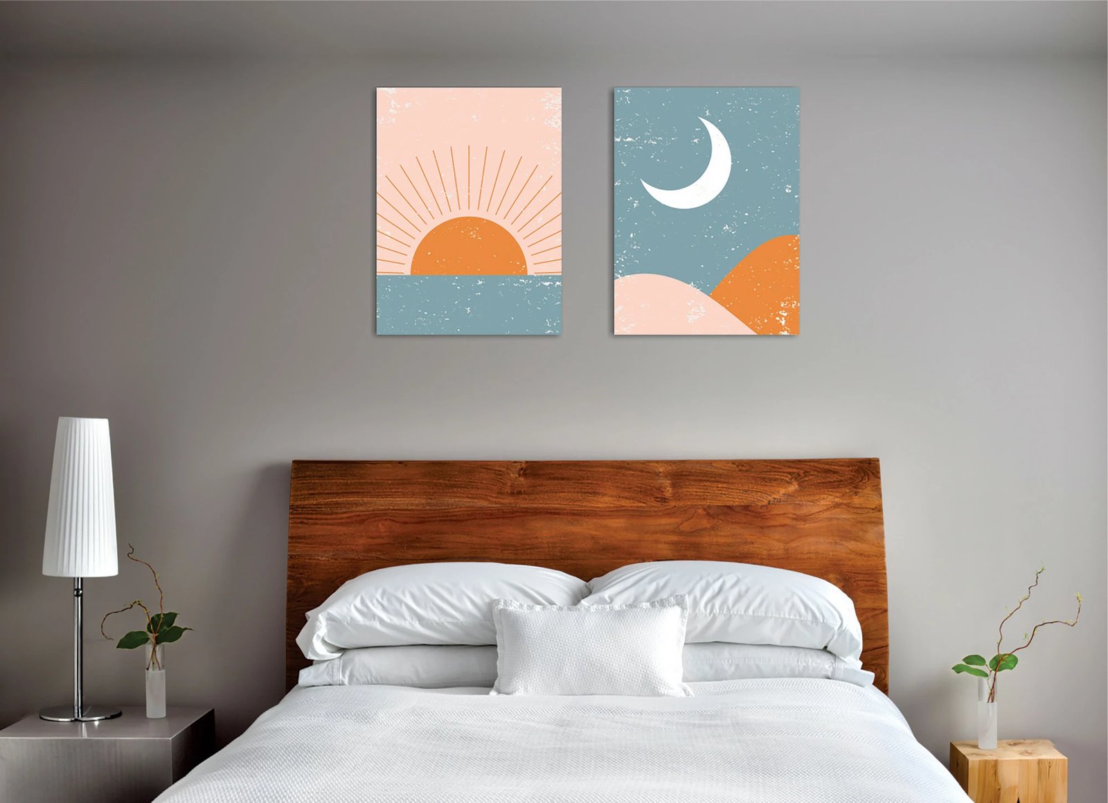 Pikturë dekorative në kanavacë (2 copë), Wallity, IDC02