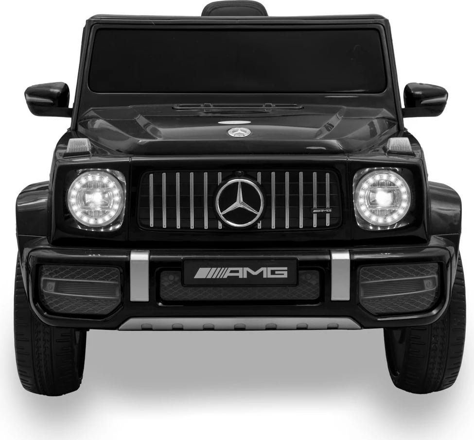 makinë elektrike për fëmijë, Baby Mix, Mercedes-Benz G63 AMG, 12V 4.5Ah, 2x30W, telekomandë 2.4G, USB Bluetooth radio, e zezë
