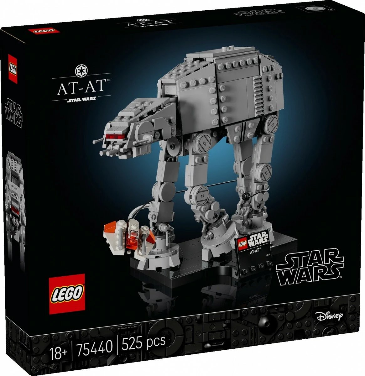 Set ndërtimi LEGO Star Wars 75440 AT-AT, 525 pjesë, 18+, gri