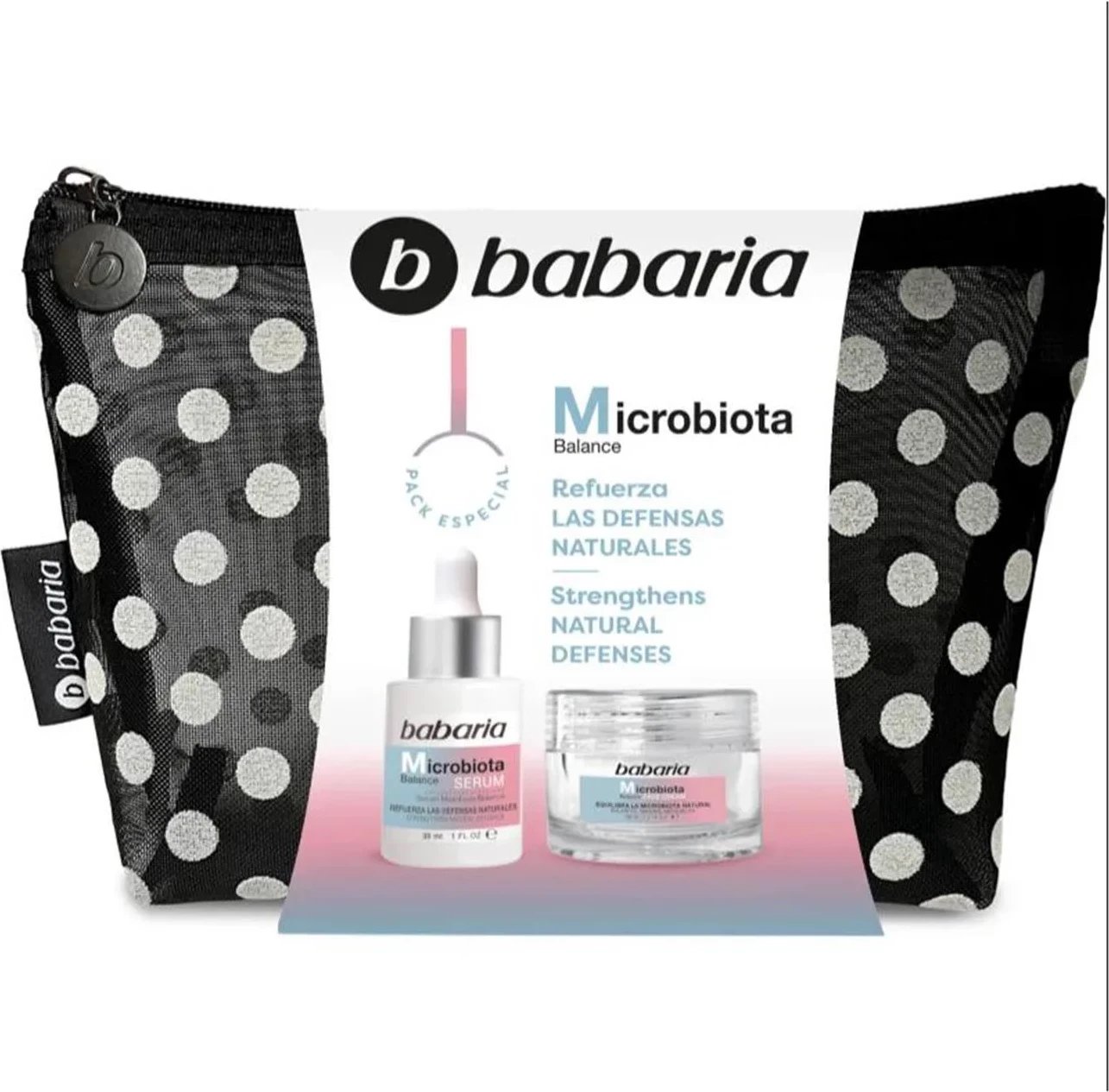Set krem fytyre dhe serum Babaria Microbiota Refuerza unisex 50ml krem, 1 serum