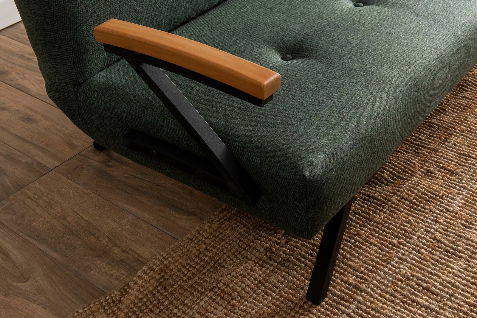 Divan-krevat 3 vende, Atelier del Sofa, Zven, ngjyrë e gjelbër