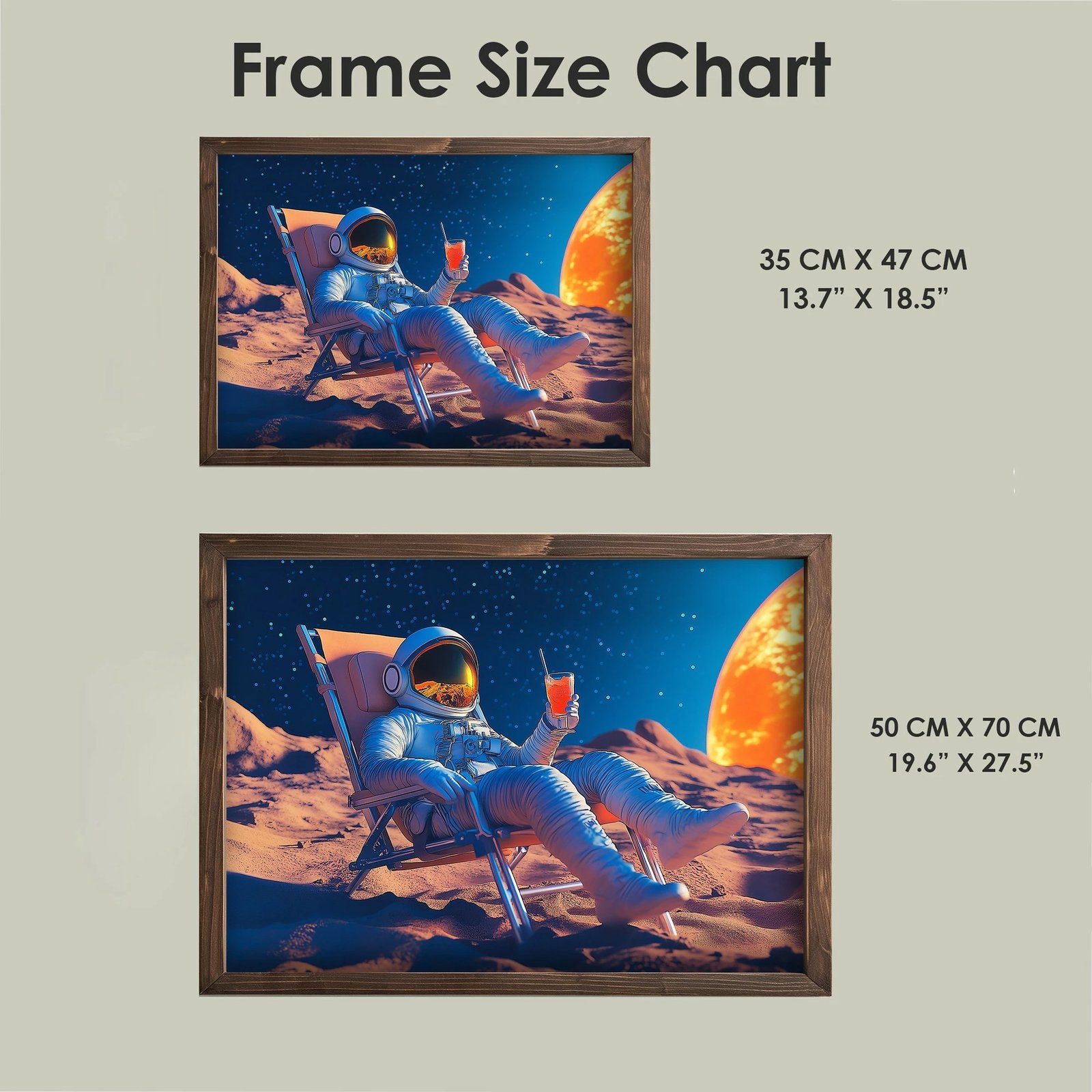 Pikturë dekorative me kornizë MDF, shumëngjyrëshe, Wallity, TUN126-L