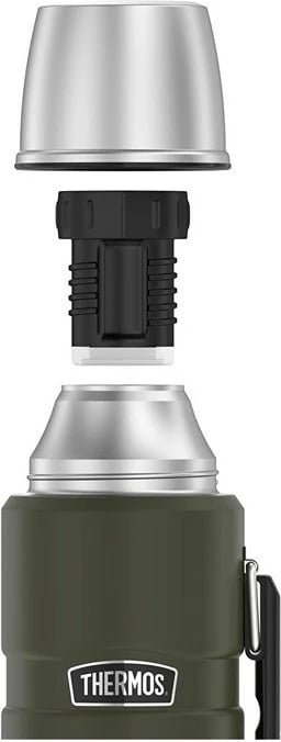 Termos Thermos 470 ml me mbajtëse filxhani, army green Termos Thermos 470 ml me mbajtëse filxhani, army green