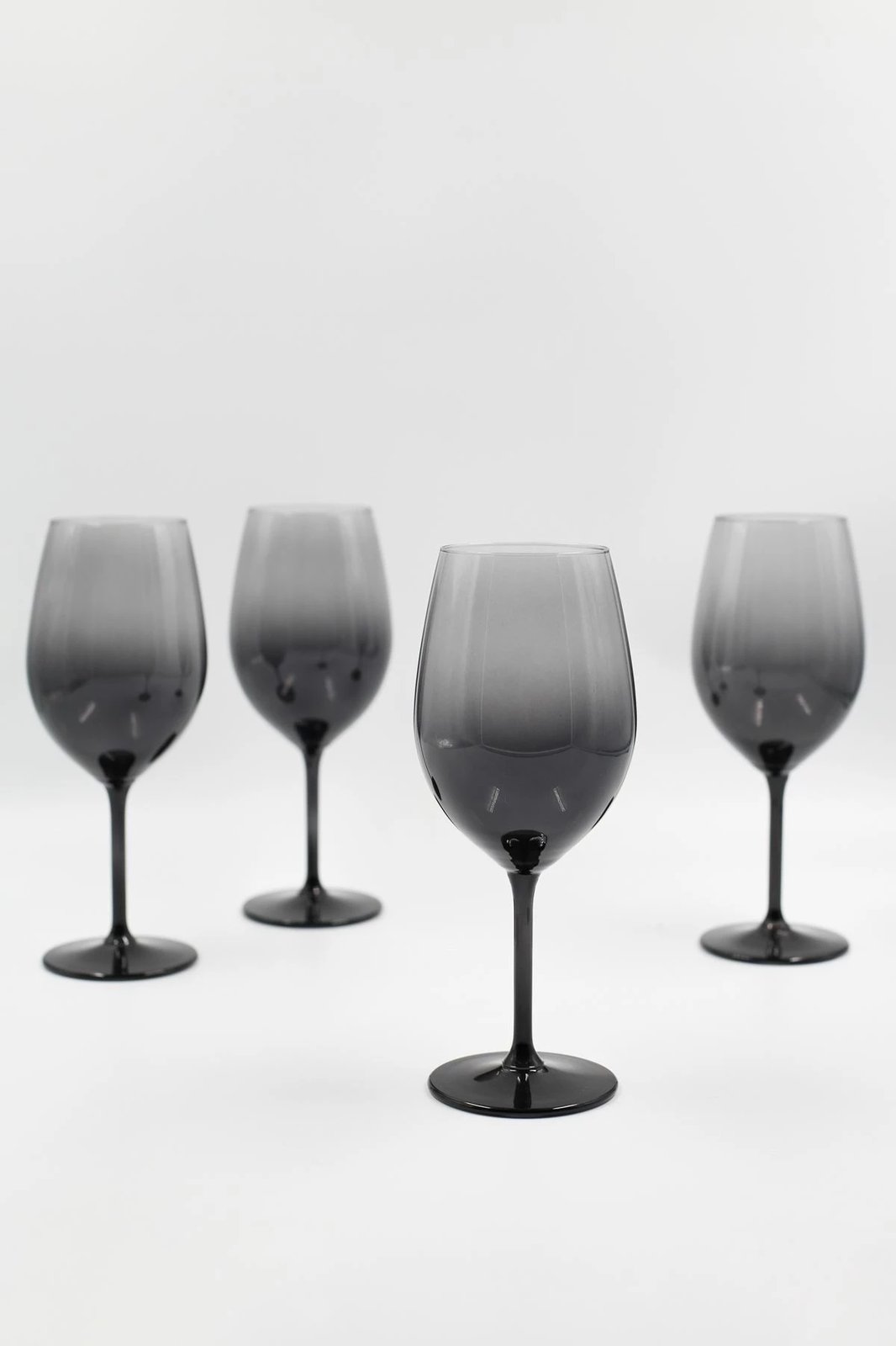 Set gotash prej qelqi (4 copë), Hermia Concept, Larc 540, ngjyrë fume